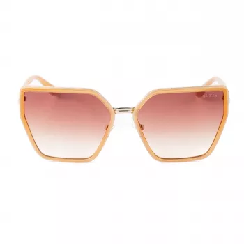 GUESS dámske slnečné okuliare GU00146-5957F oversized square Havana hnedé gradientové sklá 59mm