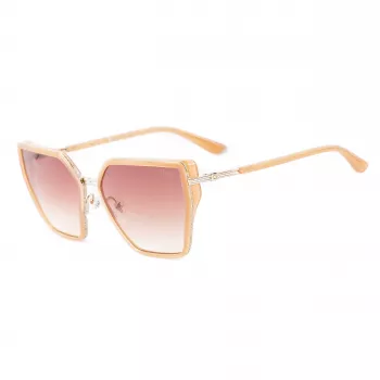 GUESS dámske slnečné okuliare GU00146-5957F oversized square Havana hnedé gradientové sklá 59mm