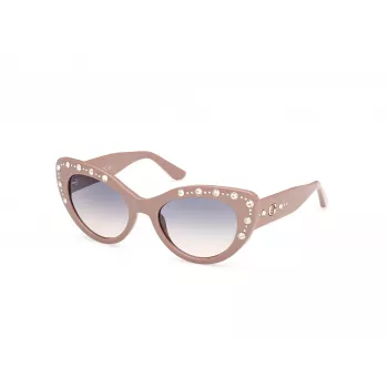 GUESS Dámske slnečné okuliare GU00163-5457W Brown Havana Gradient 54 mm