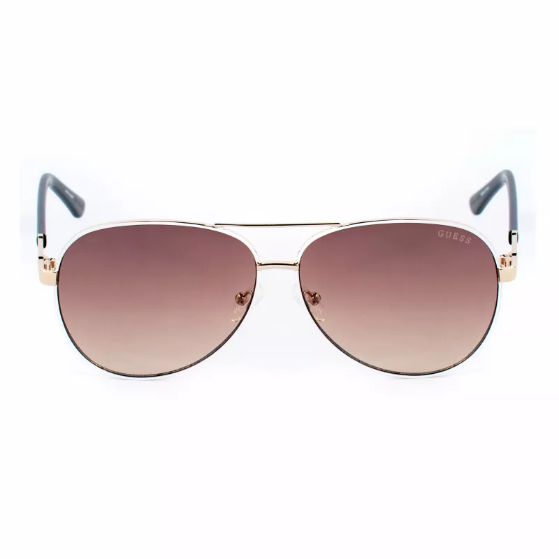 GUESS dámske slnečné okuliare GU00173-6021F lesklá čierna dymový gradient 60 mm