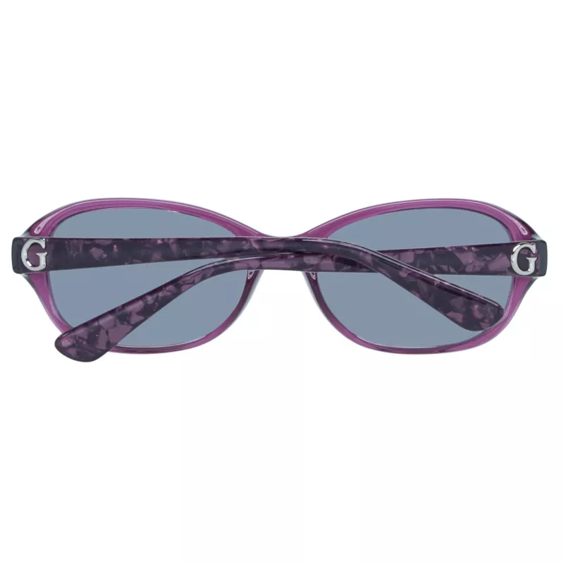 GUESS dámske slnečné okuliare GU7356PUR-357 lesklá fialová butterfly/cat eye 57 mm