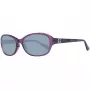 GUESS dámske slnečné okuliare GU7356PUR-357 lesklá fialová butterfly/cat eye 57 mm
