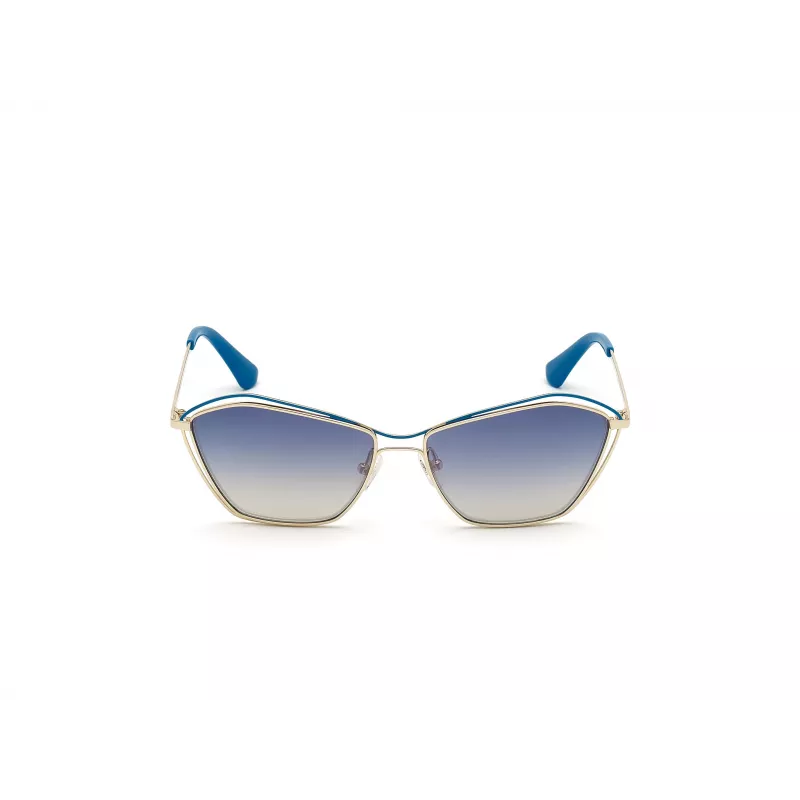 GUESS dámske slnečné okuliare GU7639-32W zlatý rám hnedé gradientové sklá 59 mm