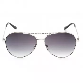 GUESS dámske slnečné okuliare GF0399-01B čierny plastový rám sivé polykarbonátové sklá 62 mm