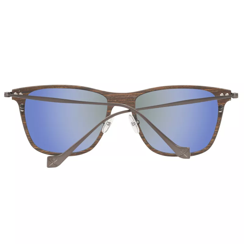 Hackett London HSB86311255 pánske slnečné okuliare - lesklý čierny rám, sivé šošovky, 55 mm