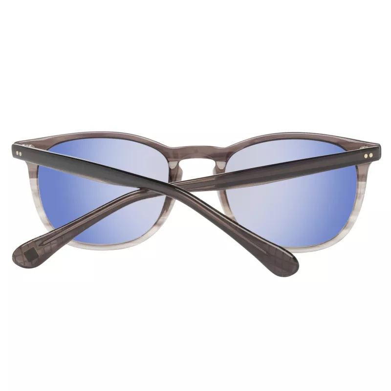Hackett Man HSB83800152 obdĺžnikové acetátové slnečné okuliare čierna/sivá 52/20/145 mm