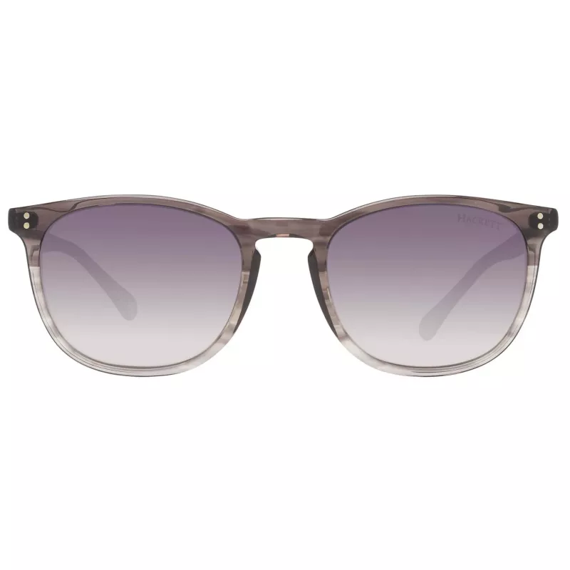 Hackett Man HSB83800152 obdĺžnikové acetátové slnečné okuliare čierna/sivá 52/20/145 mm