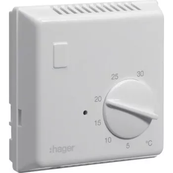 Hager EK054 bimetalový izbový termostat, 230V, biela