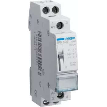 HAGER EPN524 Acti 9 impulzné relé, 2 NO, 16 A, 24 V AC/DC, 2 moduly