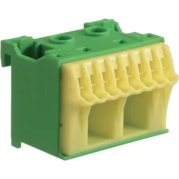 Hager KN10E QuickConnect PE svorkovnica, 10 svorkových miest, zelená/žltá
