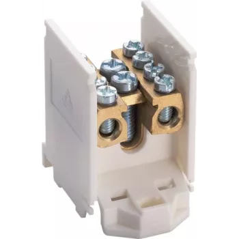 HAGER hlavná odbočovacia svorka K03SN 1-pólová 1x25/4x16 mm² sivá