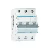 Hager MBN316 3-pólový 16A istič s charakteristikou B 6kA, šírka 3 moduly