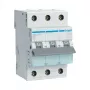 Hager MBN325 3-pólový 25 A istič s charakteristikou B, 6 kA, 3 moduly