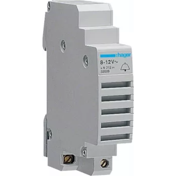 Hager SU213 Modulárny zvonček 230V AC 0,03A 1-modul DIN lišta s trvalým tónom