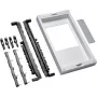 HAGER UE31E3A univerzálny nosný blok 450x250 mm sivý