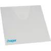 Hager Volta dokumentová taška VZ407, transparentné PVC, 220 x 240 mm, samolepiaca
