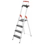 HAILO L100 TopLine hliníkový domáci rebrík so 4 stupňami