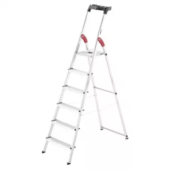 HAILO L60 StandardLine hliníkový stojanový rebrík, 6 stupňov, 150 kg, EN 131