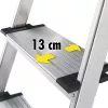 HAILO L80 ComfortLine hliníkový stojanový rebrík, 8 stupňov