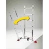 HAILO ProfiLOT kombinovaný rebrík S100, hliník, 3x12 priečok, 150 kg, EN 131 Professional
