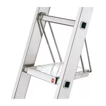 HAILO SavetyLine prídavný stupeň pre schody, 2-stupňová skladacia stolička, hliník, nosnosť 150 kg, TÜV/GS