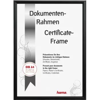 Hama Detroit hliníkový rám na jednu fotografiu v čiernej, matný, 15 x 20 cm 00175892