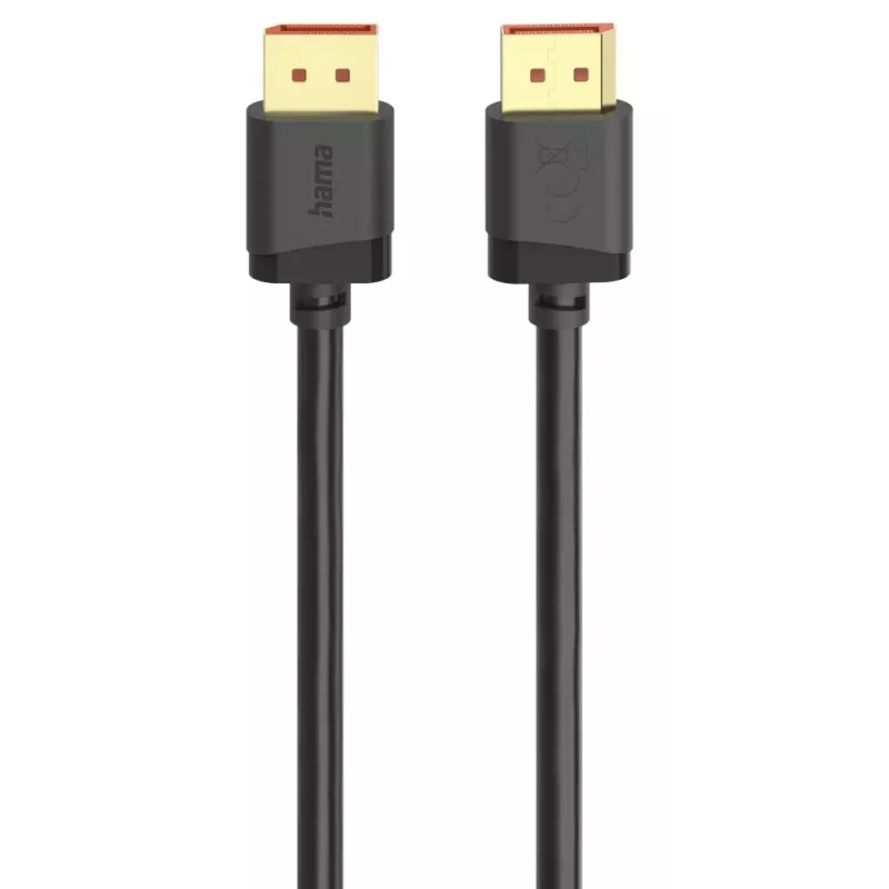 HAMA DisplayPort kábel DP 2.1 8K 2m čierny