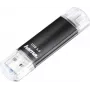 Hama Laeta Twin USB kľúč 128 GB, USB Type-A & Micro-USB, USB 3.2 Gen 1, čierny 00181099