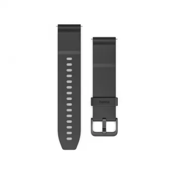 Hama NFC náramok na platby, bezkontaktné platenie, pre hodinky/smartwatch, 20 mm, čierny 00178657