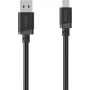 Hama USB-A na Micro-USB nabíjací a dátový kábel, 1 m, čierny 00201803