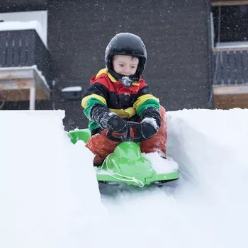 Hamax Sno Zebra Snow Racer zelená polyetylén