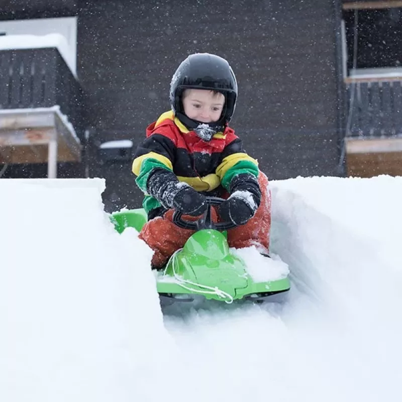 Hamax Sno Zebra Snow Racer zelená polyetylén