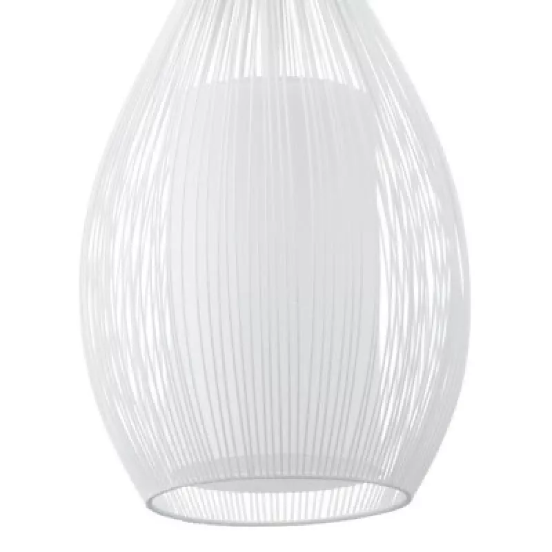 Závesné svietidlo E27 Glo Razoni 19 cm biela