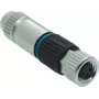 HARTING M8 zásuvka 3-polová Harax Quick-Lock konektor, rovný, IP67, 60V/4A, IDC pripojenie 21021512305