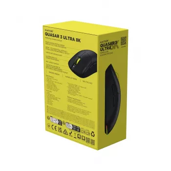 Hator Quasar 3 Ultra 8K Wireless herná myš čierna