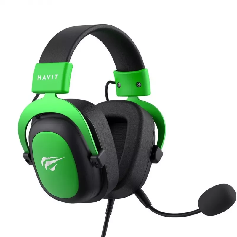 Havit H2002d Herný headset, čierno-zelený