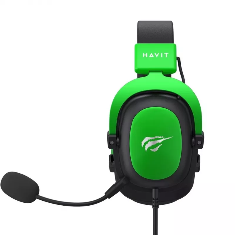 Havit H2002d Herný headset, čierno-zelený