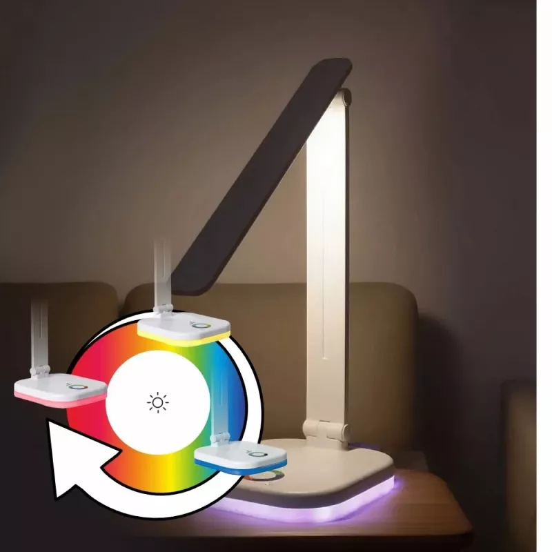 Hawk HWDL001WH stolová lampa, biela
