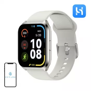 Haylou LS02 Pro smartwatch, strieborná