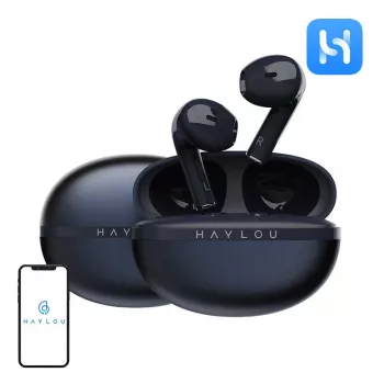 HAYLOU X1 2023 True Wireless slúchadlá s ENC, Bluetooth 5.3, 12mm menič, IPX4, tmavomodrá