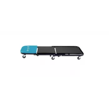 Hazet 195N-3 2-in-1 dielenská pojazdná doska a stolička, nosnosť 150 kg, 1198 x 440 x 135 mm, modrá/čierna