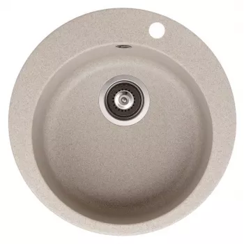 HELIKA Drez Clarus SR100-110W granitový kompozitný kuchynský drez čierny 780x500 mm