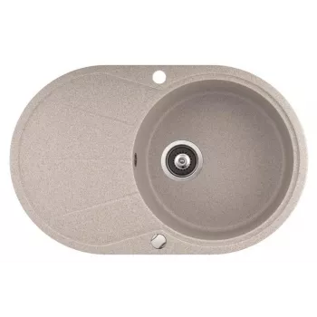 HELIKA drez Clarus SR101-110AW Arctic White granitový kompozit kuchynský drez