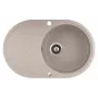 HELIKA drez Clarus SR101-110AW Arctic White granitový kompozit kuchynský drez