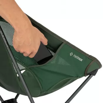 Helinox Chair One (re) skladacia kempingová stolička - lesná zelená, recyklovaný 600D polyester, DAC hliníkový rám, nosnosť 145 kg