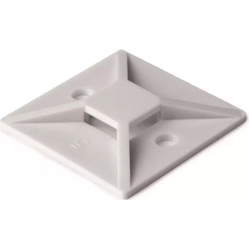 HellermannTyton MB4A upevňovacia základňa na káblové viazače 28x28 mm PA66 prírodná