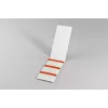 HellermannTyton HELASIGN samolaminovacie etikety na označovanie káblov, červená/transparentná, 19 x 38 mm, 60 etikiet (10 listov po 6), PVC 598-31402