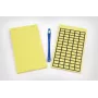HellermannTyton TAG121B-270-YE odlepovacie samolepiace vinylové etikety, 27x12mm, žltá, balenie 600 ks