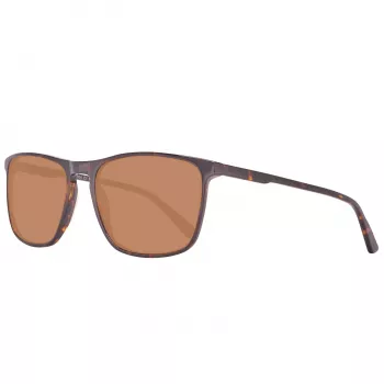 Helly Hansen HH5004-C01-57 pánske obdĺžnikové slnečné okuliare, čierny rám, sivé sklá, 57/18/140 mm