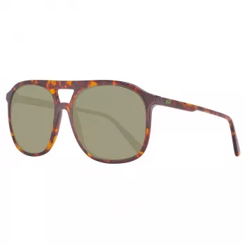 HELLY HANSEN HH5019-C02-55 pánske športové obdĺžnikové slnečné okuliare, matná čierna, dymovosivé sklá, 55/17/140 mm